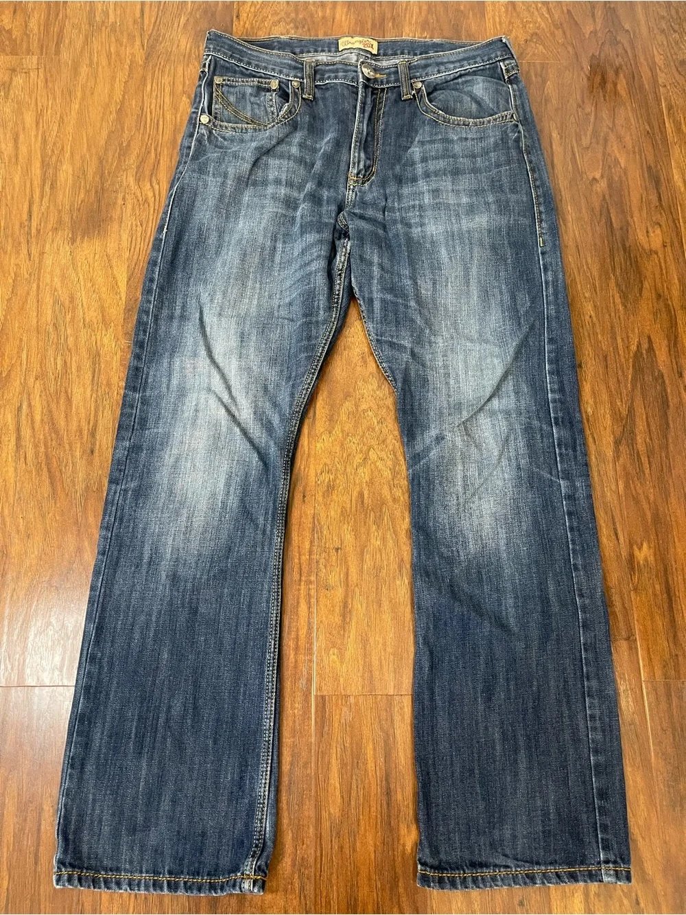 Wranglers 20X Mens Medium Dark Wash Denim Western Jeans Size 34x34 Regular